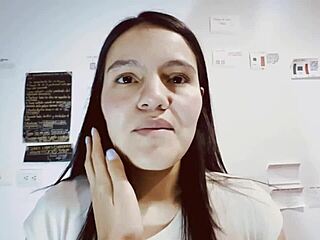 colombian babe with big ass in gym gets orgasm from lesbian masturbation and high definition fetish play with trainer.