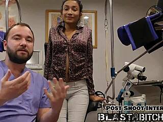 miss marss face gets blasted with cum in this backstage blowjob and handjob scene