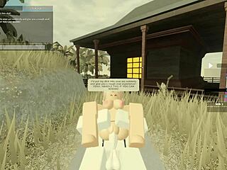 99 Roblox Porn Blonde Blowjob and Wet Assfucking Doggystyle