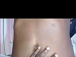 Horny ebony takes on hardcore action with big cock quickie.