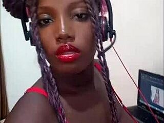 this brazilian big ass ebony slut compiles her hottest deepthroat and pussy scenes with toys and spitting.