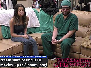 The Perv Doctor Examines Aria Nicole With Anal Fingering And Close-Up Fetish Masturbation In Hospital Setting