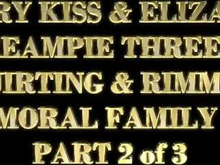 Eliza eves tight ass and dan unstoppable cream pie delivery in threesome action with big tits babe.