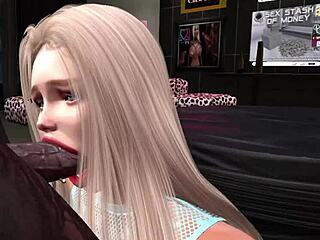 卡塔琳娜给大屌夫妻口交 射满嘴