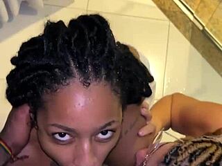 I get fucked bareback by this hung guy with Vicky Menage and Sofie Lollipop in crossdressing fun