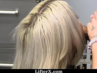 Teen thief gets caught shoplifting and bent over for rough doggystyle fucking by officer to avoid jail time.