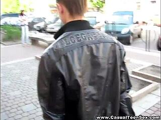 Casual Teen 18+ Sex Scene Where Cutie Nikki Gets Creampie in First Teen 18+ Porn