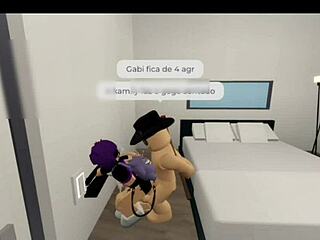 casual narrative of eating two whores in roblox brookhaven with anal group sex