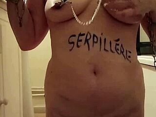 Oh man, check this French milf's solo bondage session with pissing and humiliation 😈