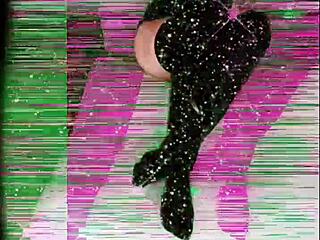 Dominant bitch in latex boots and glasses demands financial submission during fetish slave session