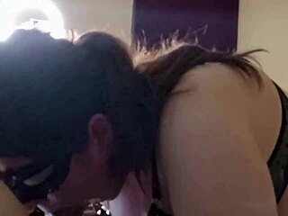 He casually face fucked the chubby slave so hard she gagged with huge floppy snotts in HD