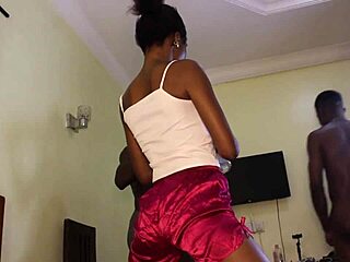 Chidinma takes on big black cocks in homemade group doggystyle quickie with cumshots.