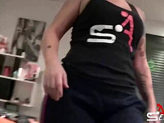 Training session before gym with Jose Adiction and Lulu Pretel gets intense! 💪🏋️‍♀️