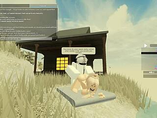 99 Roblox Porn Blonde Blowjob and Wet Assfucking Doggystyle