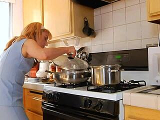 Mamma deepthroats and rides!