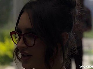 Clout episode 5, digital dude and the virtual vixen, why is shy blonde teen deepthroating hardcore?