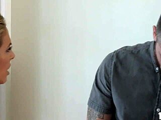 Cherie Deville Bouncing Big Fake Tits While Riding Huge Monster Rod Until Jizz Bursts