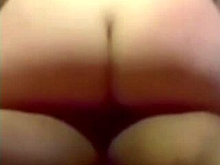 Hottie rubbing swollen pussy while riding big dick in homemade interracial orgasm with rough fucking and squirting!