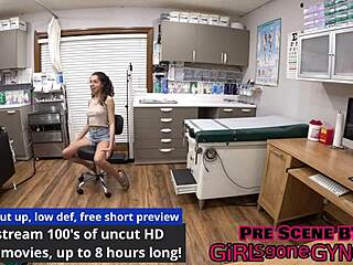 The Perv Doctor Examines Aria Nicole With Anal Fingering And Close-Up Fetish Masturbation In Hospital Setting