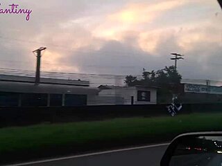 why almost get caught by cop husband while taking gigantic cock in car