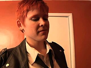 oh god i love licking and fucking this hairy shorthaired redhead in rough lesbian quickie...