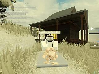 99 Roblox Porn Blonde Blowjob and Wet Assfucking Doggystyle