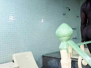 intriguing african brazilian fitness pornstar nebra with shiny skin climbs stairs fully naked to tease you