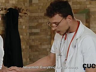 Narrative Cheating Czech wife gets kinky with doctor at hospital while husband watches the pregnant patient scene.