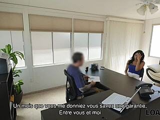 Hey, check out this loan4k scene with young naive poor girl in office interview hidden cam pov fingering masturbation