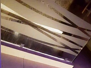 Mexican redhead babe with small waist washes her ass in the bathroom before lending it to me for fun.