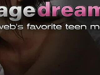 Teen European girl removes her lingerie slowly