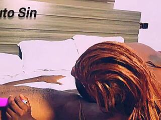 Romantic Sex in Lagos Hotel with Jasmine Candy in Sexy Red Dress