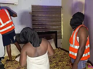 Black Ebony's Wet Pussy Payment