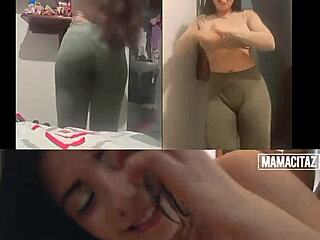 this cute colombian nicole medallo gets fucked doggystyle and swallows cum