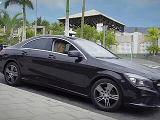 A hot Mercedes gets horny for Angelika Grays juicy cock in outdoor cunilingus action.