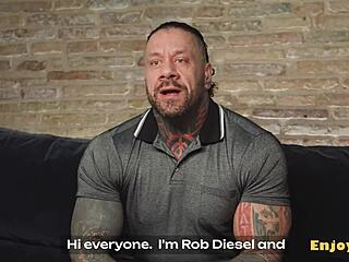 Tatted Dark Haired Deep-Throated And Humped Her Beau