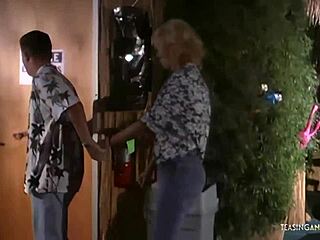 Why is this nasty blonde with big tits getting her hairy pussy smashed raw in the storage closet?