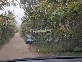 hey lucky fan, come fuck this pinay teacher in the car with creampie and toys