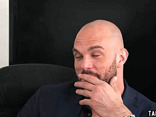 Blonde Transsexual Secretary Brittney Kade Comes To Wish Happy Birthday