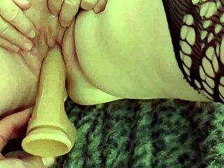 granny carmen slides her thrusting vibrator deep inside for a wild orgasm session on 02062022-mc