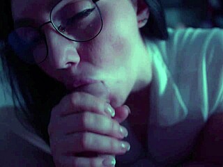 Prurient woman sucks cock of her paramours