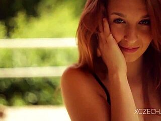 why does this amazing 18+ teen keep teasing with solo masturbation on her bed