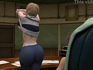 Big tits woman gives blowjob and handjob to monster cock!