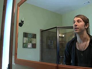 Step sister turns into the ultimate slut for bathroom fucking with deepthroat and doggystyle.