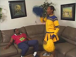 Volume 2 scene 4 showcases ebony cheerleaders in action 📣