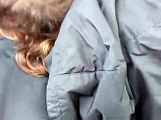 Amber Gives Blowjob in Truck Ending with Cum in Mouth