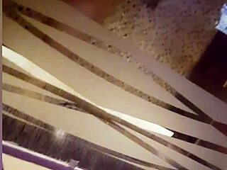 Mexican redhead babe with small waist washes her ass in the bathroom before lending it to me for fun.