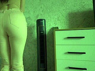 Why is this girl desperate to pee in her jeans like that?