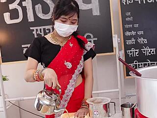 Indijska lepa čajnica izgleda tako sladko