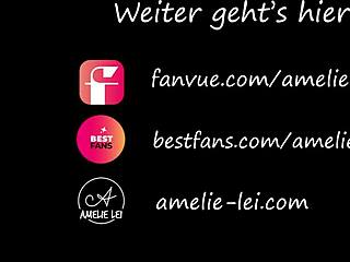 German Blonde Milf Amelie Lei Teases with Cei Instructions to Taste Your Own Sperm